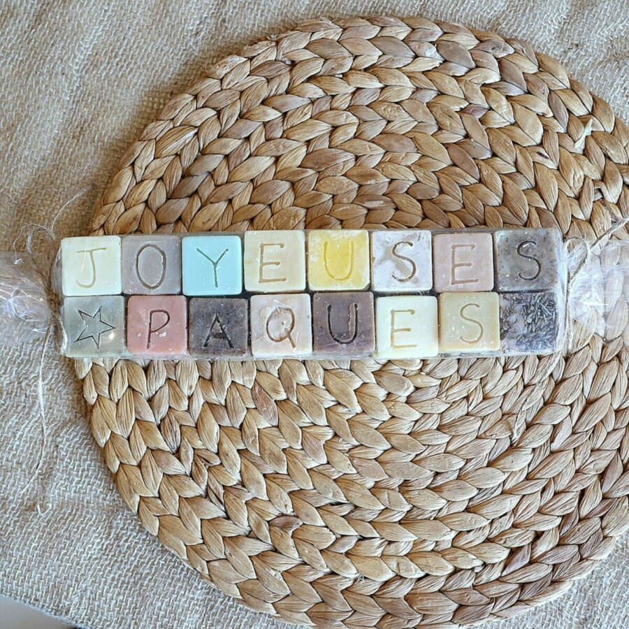 Cubes de Savon "Joyeuses Pâques" – Édition Spéciale SALEA
