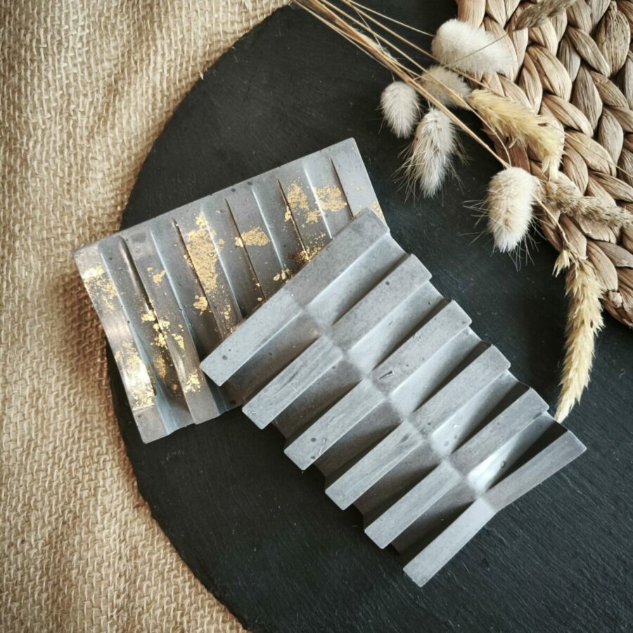 Porte savon en jesmonite