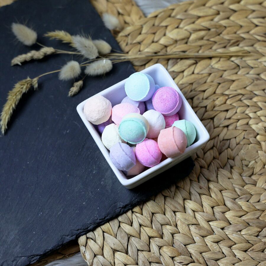 Mini effervescents de bain – bain pétillant & parfumé