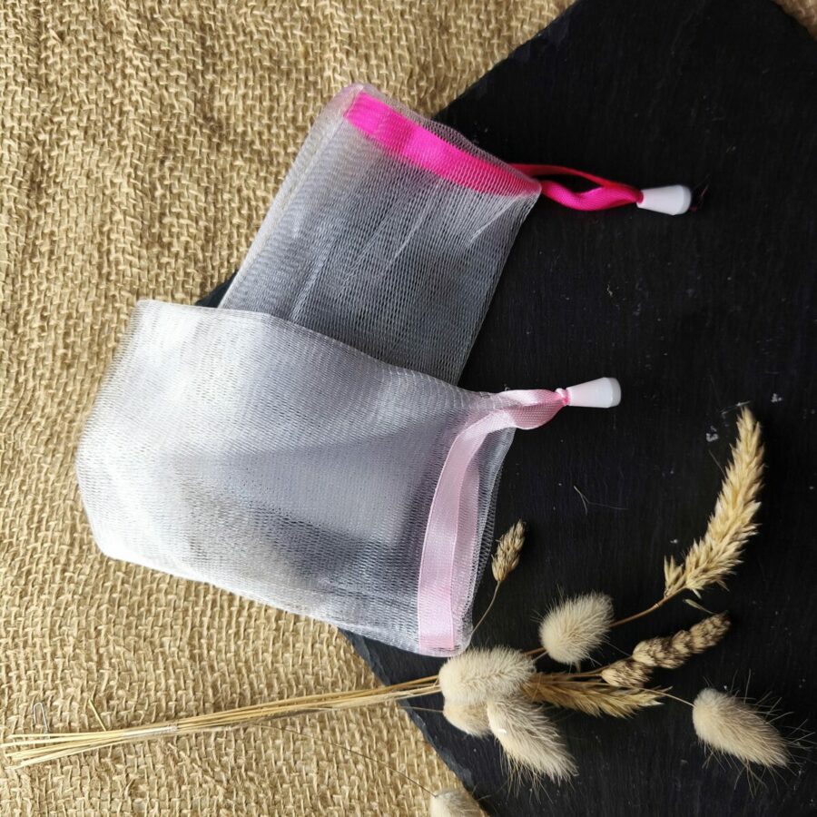 Sac à savon réutilisable – accessoire zéro déchet pratique