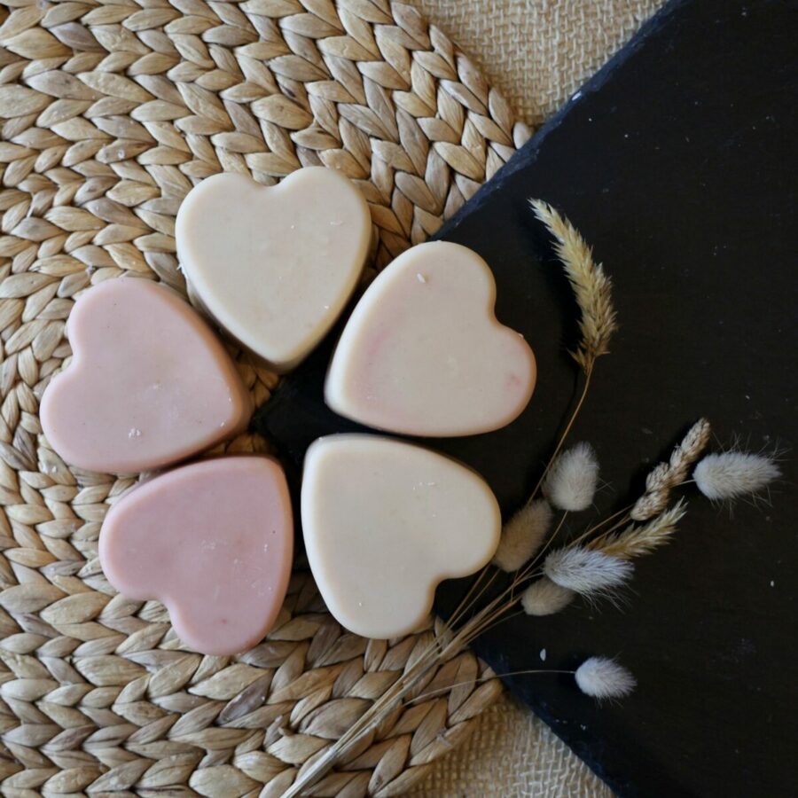 💜 Cœur au Lait de Chèvre – Parfum Violette