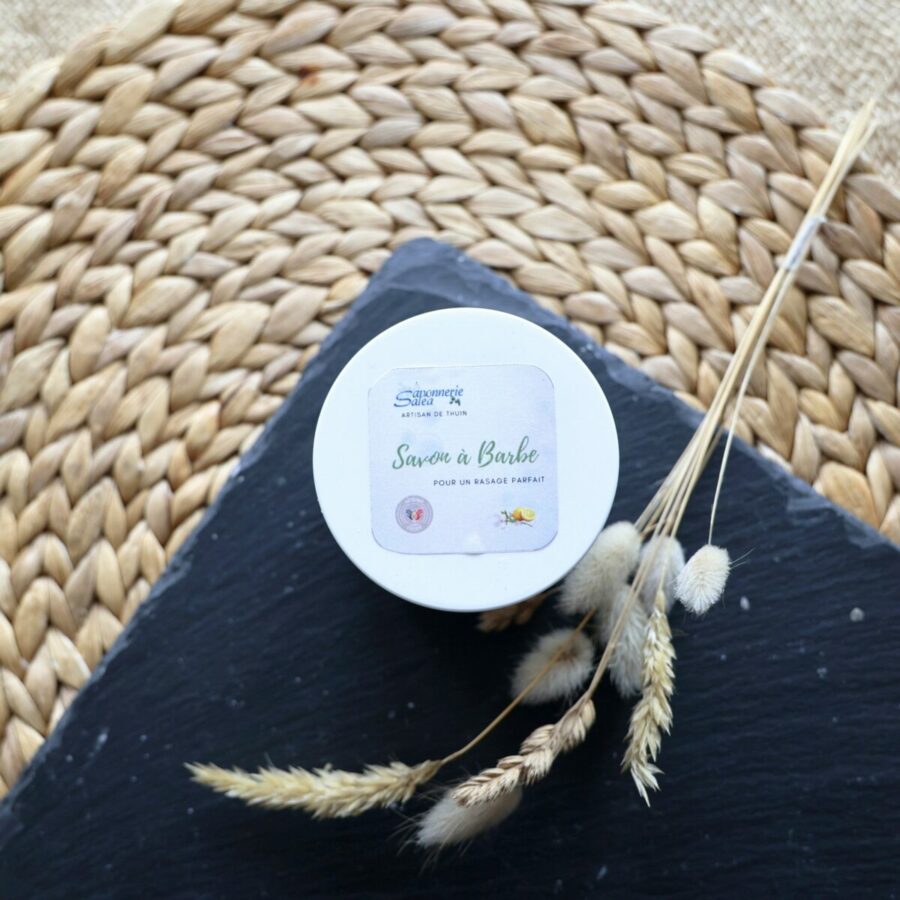 Savon à barbe naturel – rasage doux et protecteur